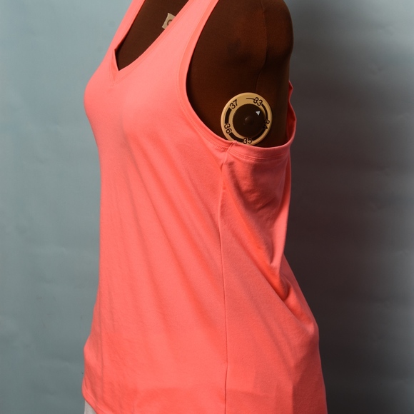 The North Face workout vapor wick tank, bright orange, workout in comfort - Picture 3 of 9